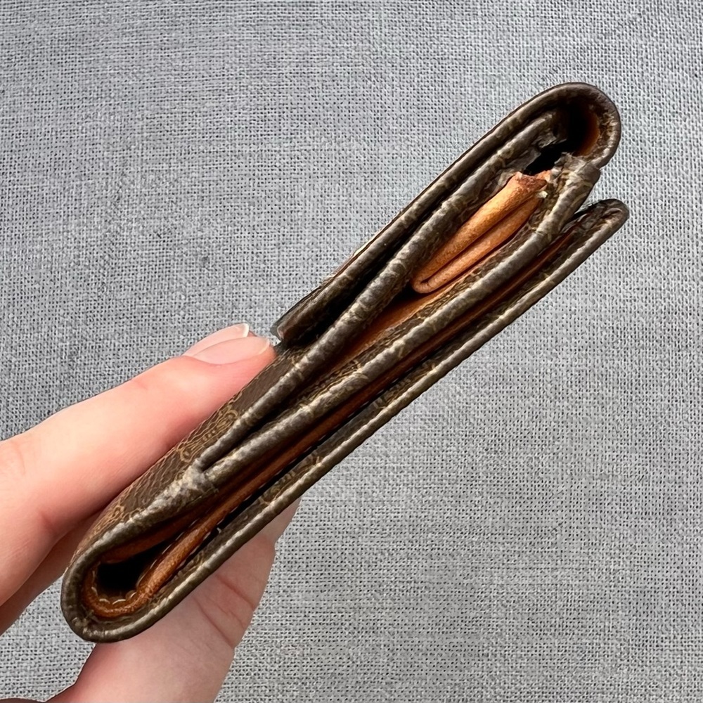 Celine Compact Wallet Macadam Triomphe - Picture 5 of 8